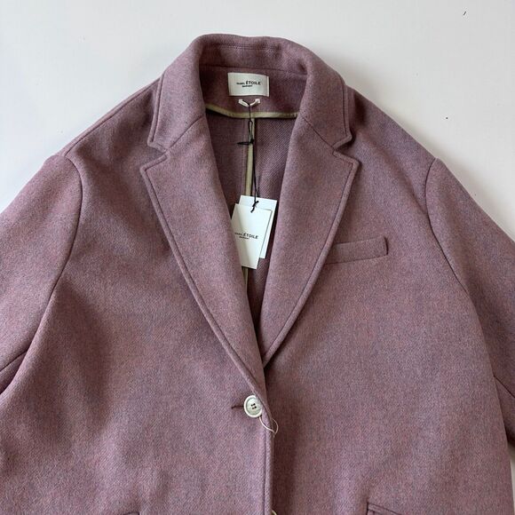 Isabel Marant Etoile Wool Blend Cocoon Size 38 Light Pink Manteau Limi Coat - Picture 2 of 11